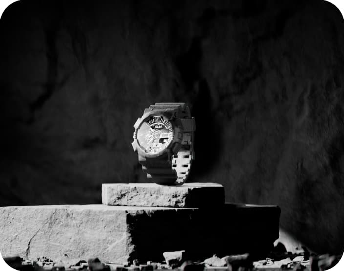 Clock in cave